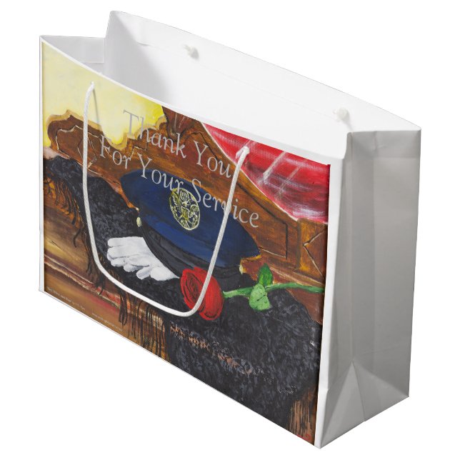 "Red, White, and Blue" by T.S. Tyre Gift Bag (Front Angled)