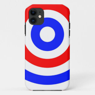 Red, white and blue circles Case-Mate iPhone case