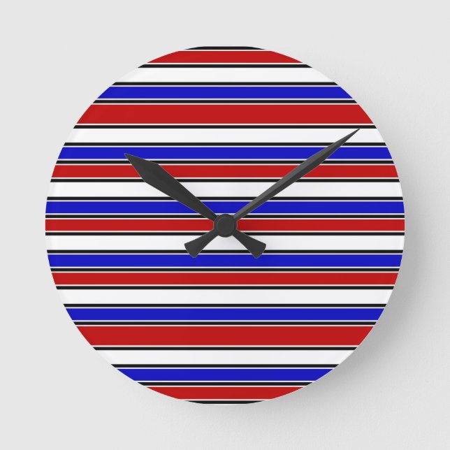 Red White and Blue Clock (Front)