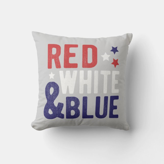 Red White And Blue Cushion (Front)