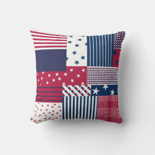Red, White and Blue Cushion