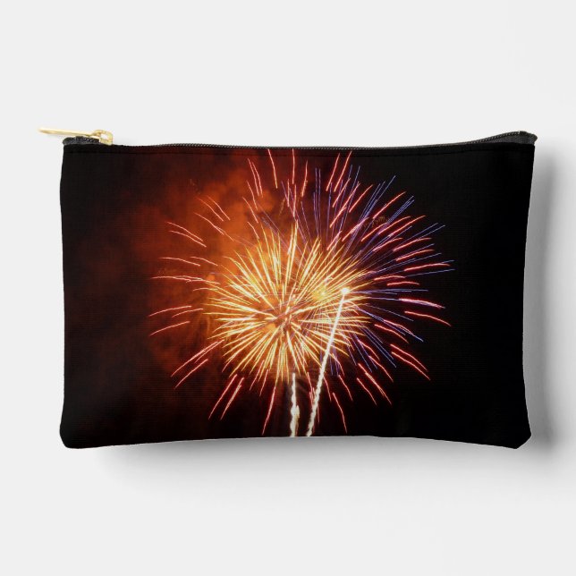 Red, White and Blue Fireworks I Accessory Pouch (Front)