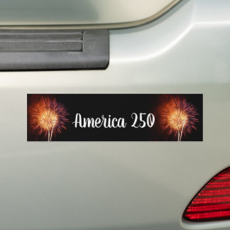 Red, White and Blue Fireworks I Bumper Sticker