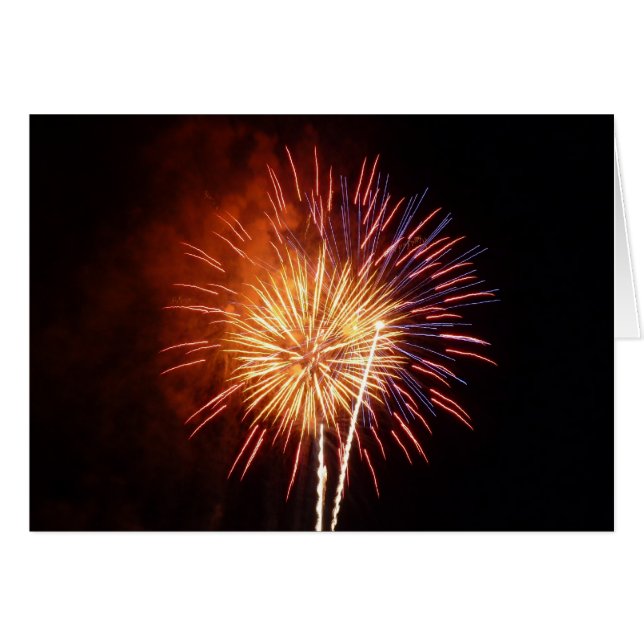 Red, White and Blue Fireworks I Patriotic (Front Horizontal)