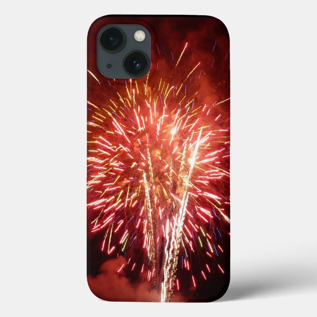 Red, White and Blue Fireworks II Patriotic Case-Mate iPhone Case (Back)