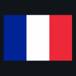 Red White and Blue Flag of France Poster<br><div class="desc">Red White and Blue Flag of France</div>