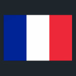 Red White and Blue Flag of France Poster<br><div class="desc">Red White and Blue Flag of France</div>
