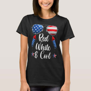 Red White And Blue For Women Men American Flag Ki T-Shirt