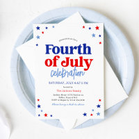 Red White and Blue Fourth of July Party