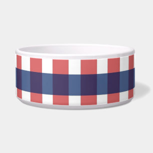 Red White and Blue Gingham Plaid