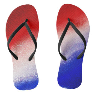 Red, White, and Blue Jandals