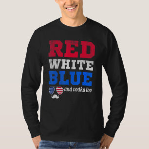 Red White And Blue July 4th Flag T-Shirt