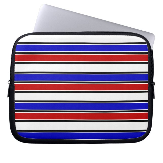 Red, White, and Blue Laptop Sleeve (Front)