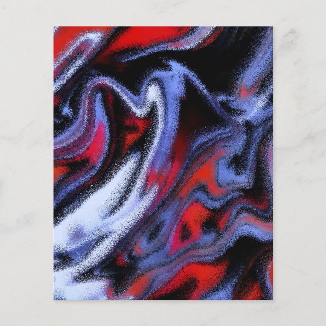 Red white and blue marble (Front)