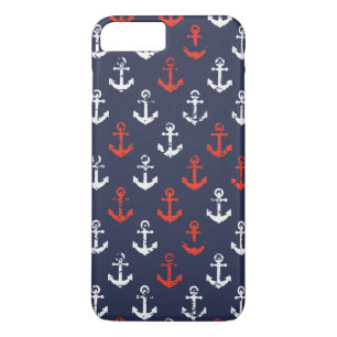 Red White And Blue Navy Pattern Case-Mate iPhone Case