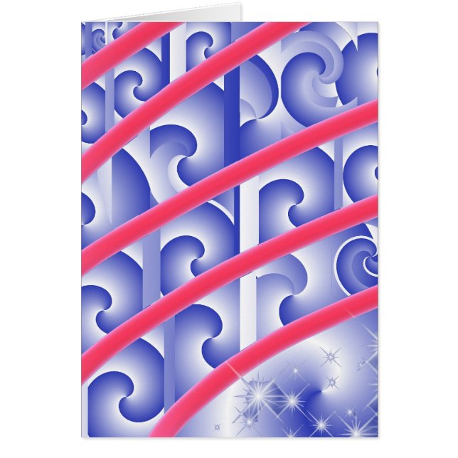 red white and blue number five (Front)