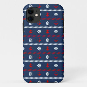 Red White And Blue Ocean Pattern Case-Mate iPhone Case