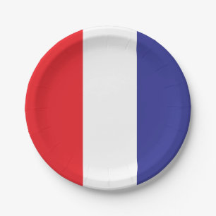 Red  White And Blue Paper Plate