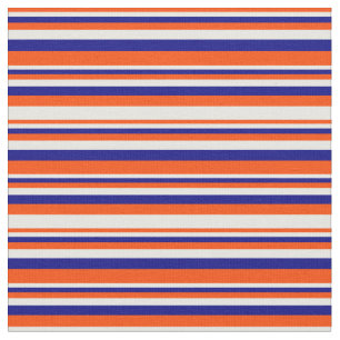 Red, White, and Blue Pattern Fabric