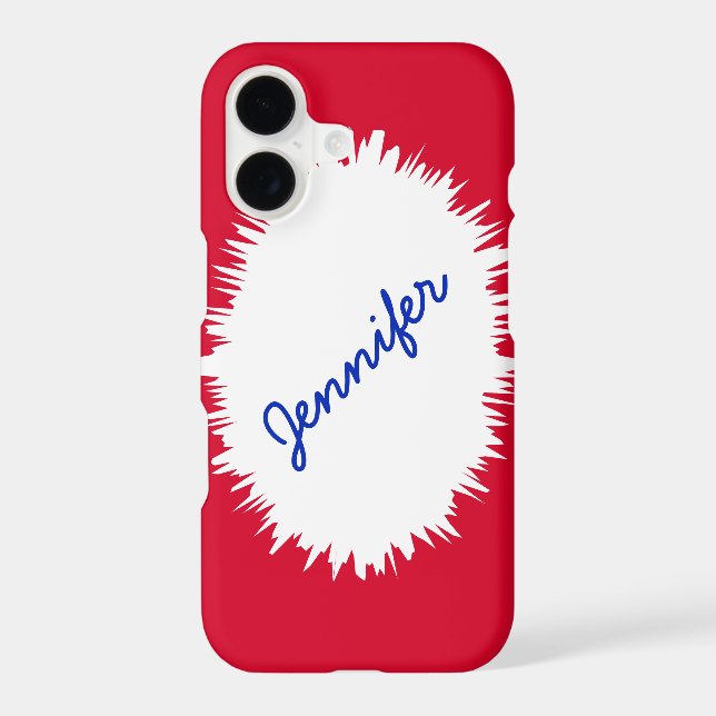 Red, White, and Blue, Personalised Name, (Back)