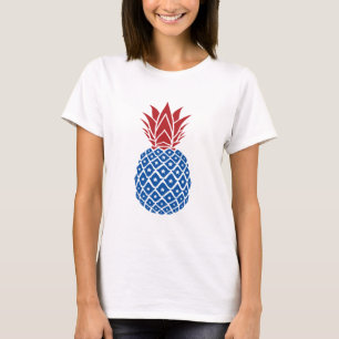 Red White and Blue Pineapple T-Shirt