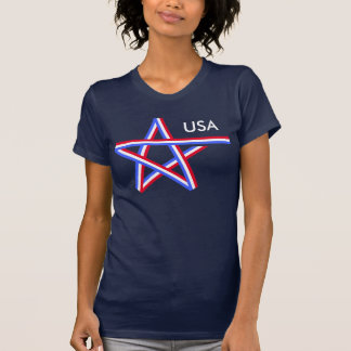 Red White and Blue Star T-Shirt