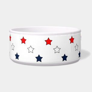 Red, White, and Blue Starry Pattern