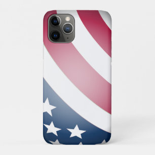 Red, White and Blue Stars and Stripes, USA Flag Case-Mate iPhone Case