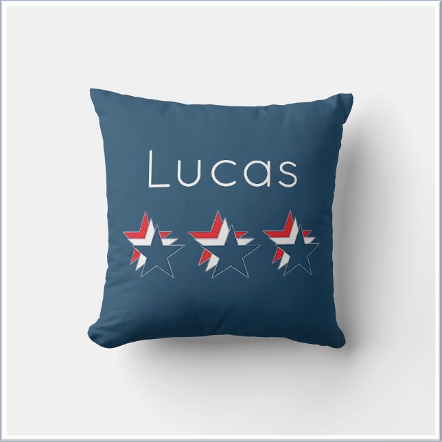Red White and Blue Stars Cushion (Creator Uploaded)