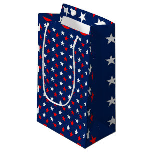Red White and Blue Stars Small Gift Bag