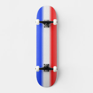 Red White and Blue Stripe of the American Flag Skateboard