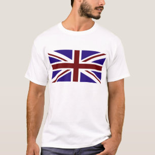 Red White and Blue UK Flag T-Shirt