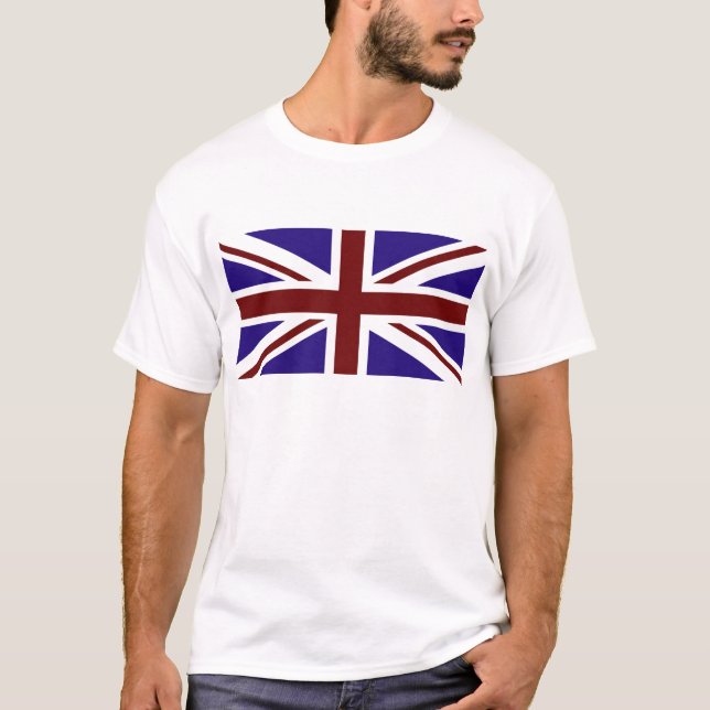 Red White and Blue UK Flag T-Shirt (Front)