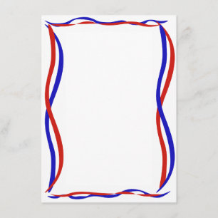 Red White and Blue Waves  Menu