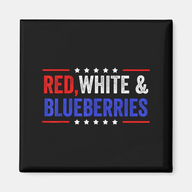 Red, White And Blueberries Patriot Dom 2025  Magnet (Front)