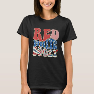 Red White And Boozy 4th Of July Drinking Crew Part T-Shirt