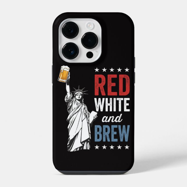 Red White and Brew 250th Anniversary iPhone Case (Back)