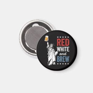 Red White and Brew 250th Anniversary Magnet