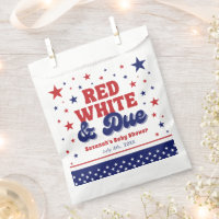 Red, White and Due 4th July Patriotic Baby Shower 