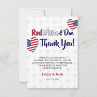 Red White and Due 4th of July Baby Shower 