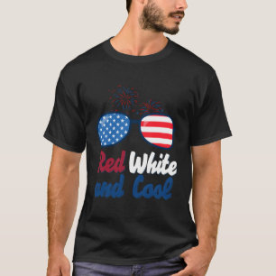 Red White And Fourth Of July Happy July 4Th Usa T-Shirt