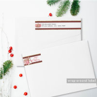 Red White and Gold Holiday Cookies Sweet Christmas