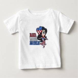 Red, White and Hula Infants & Toddler T-shirts