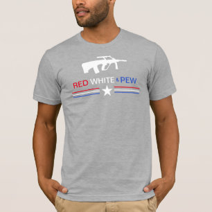 Red White and Pew Patriotic T-Shirt