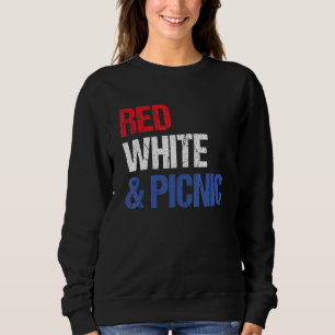 Red White and Picnic  4th of July Sweatshirt