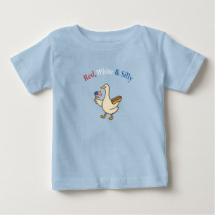 Red White and Silly Baby T-Shirt