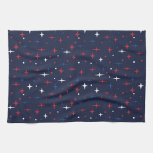 Red White and  Tea Towel