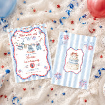 Red White and Two 4th July 2rd Birthday Party