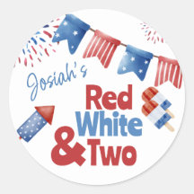 Red White and Two Birthday Party