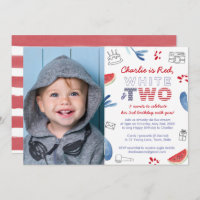 Red White And Two Long Distance 2nd Birthday Party